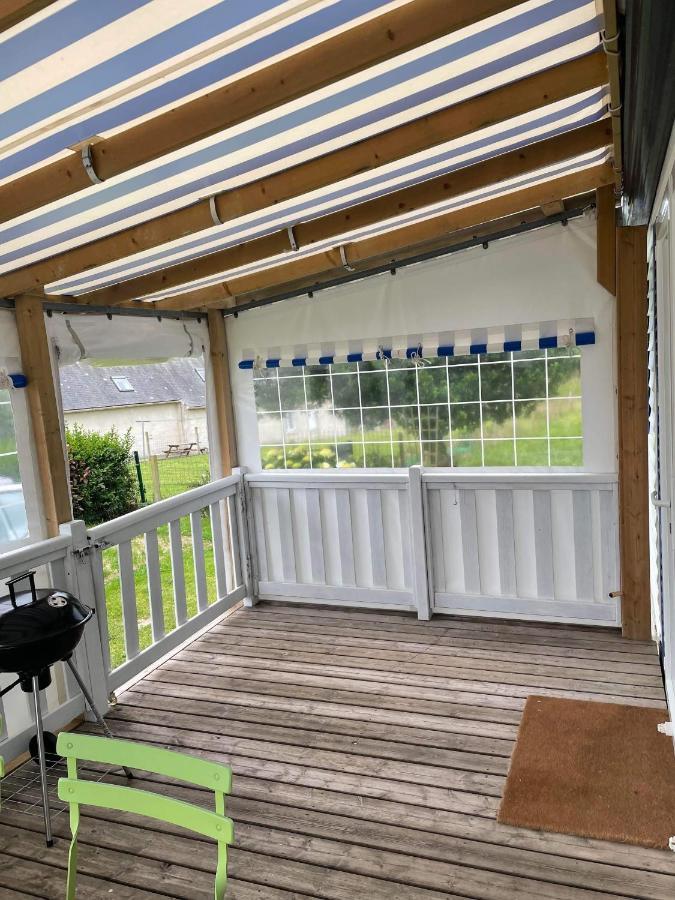 Mobil-Home 4/6 Personnes , Terrasse Couverte ,Piscine Chauffee . Biville-sur-Mer Eksteriør billede